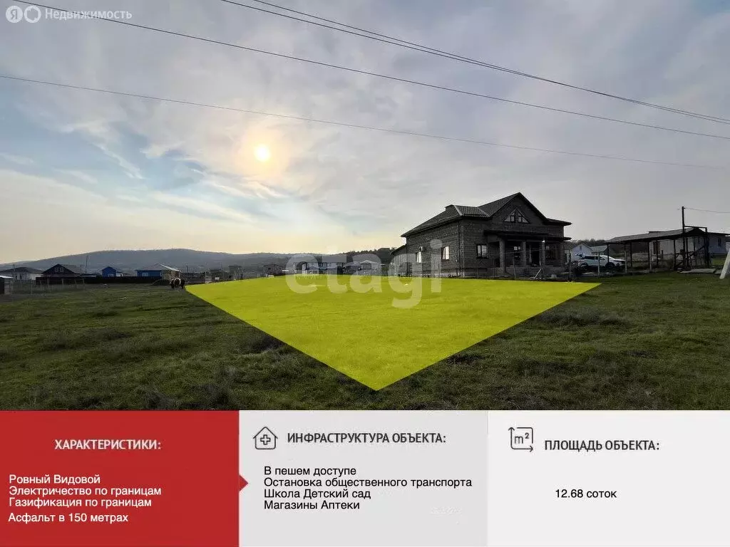 Участок в Пионерское, улица Идриса Асанина (12.68 м) - Фото 2