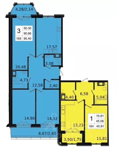 4-к кв. Санкт-Петербург Миргородская ул., 20 (140.6 м) - Фото 0