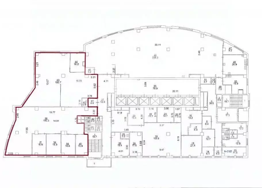 Помещение свободного назначения в Москва ул. Ивана Франко, 8 (534 м) - Фото 2