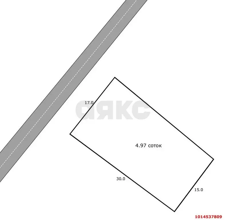 Участок в Динская, Апрельская улица, 12 (4.97 м) - Фото 1