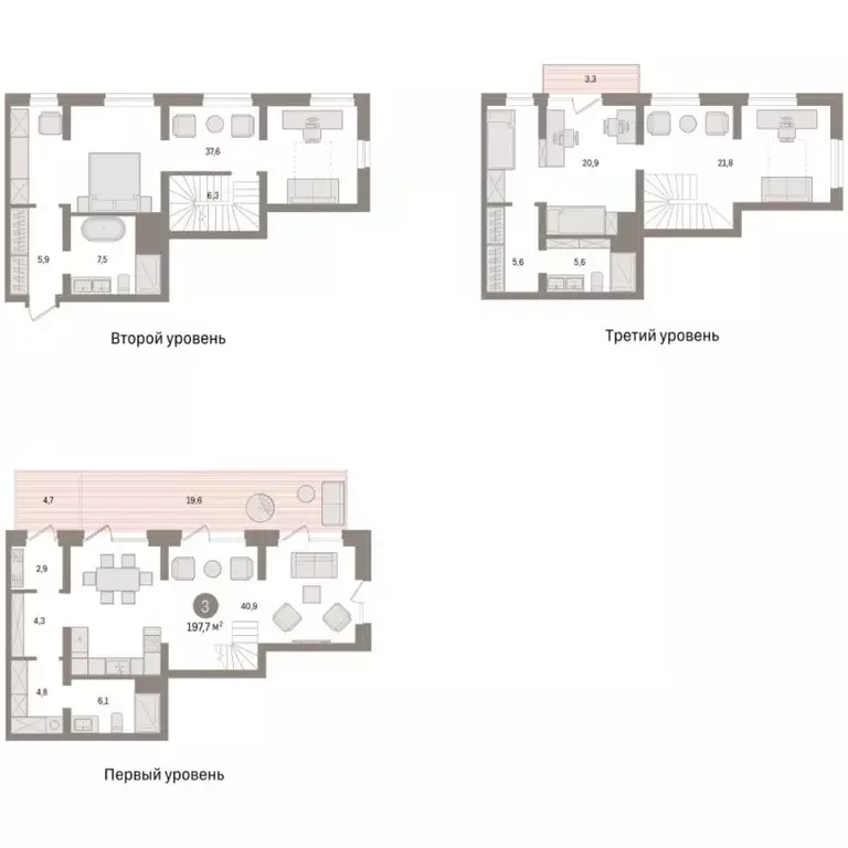 3-к кв. Свердловская область, Екатеринбург Эльмаш жилрайон, пер. ... - Фото 1