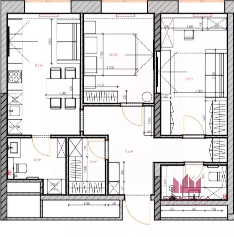 3-к кв. Москва Шелепихинская наб., 42к1 (68.0 м) - Фото 1