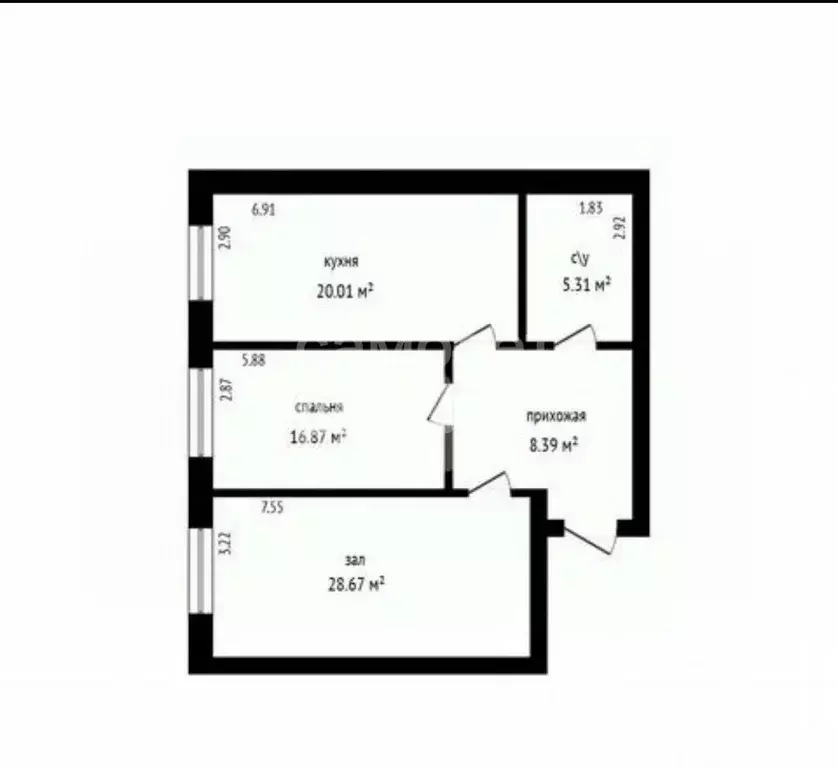 2-к кв. Дагестан, Дербент ул. Николая Гоголя, 5 (74.9 м) - Фото 2