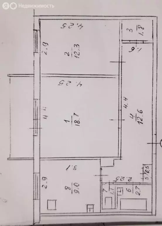 2-комнатная квартира: Чита, Промышленная улица, 57 (59 м) - Фото 1