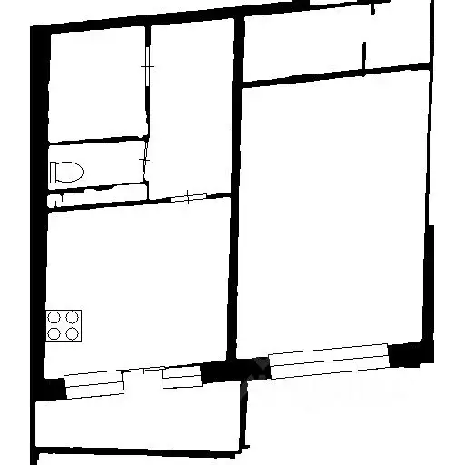 1-к кв. санкт-петербург ул. оптиков, 45к1 (41.4 м) - Фото 1