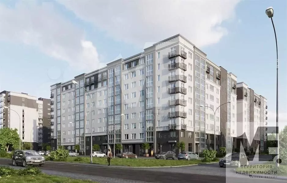 3-к. квартира, 77,4 м, 8/9 эт. - Фото 1