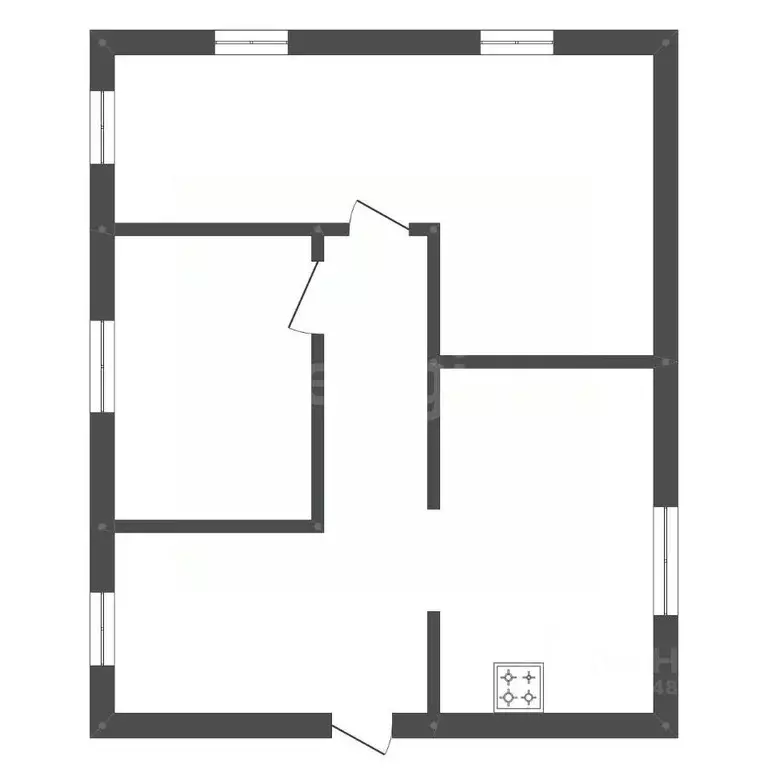 Дом в Амурская область, с. Ромны ул. Советская, 86 (27 м) - Фото 1