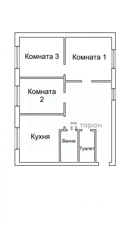 3-к кв. Челябинская область, Челябинск Российская ул., 277 (53.5 м) - Фото 2