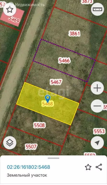 Участок в Иглинский район, Акбердинский сельсовет, коттеджный посёлок ... - Фото 1