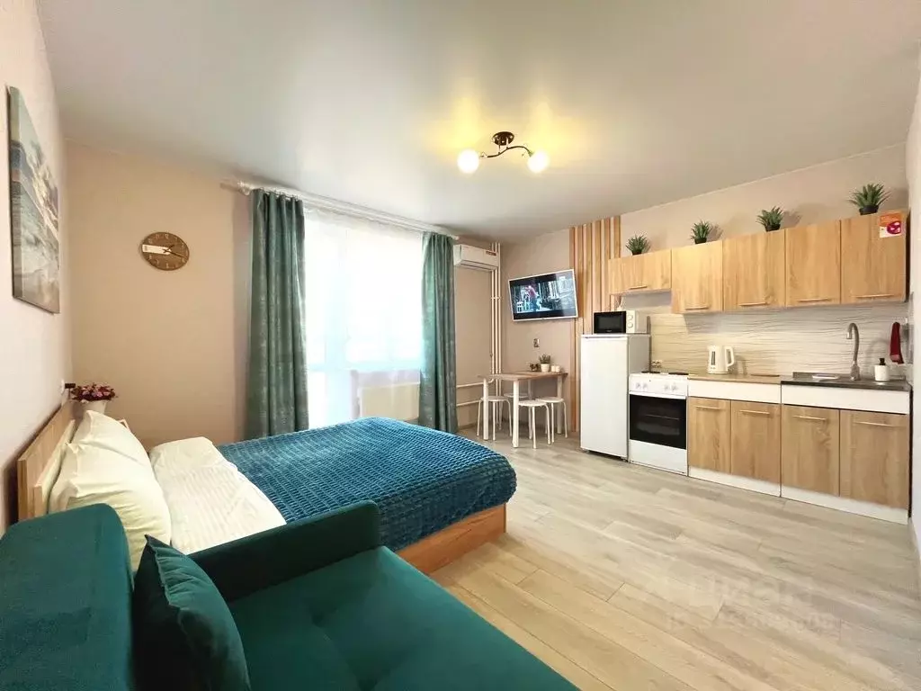 Студия Курганская область, Курган Заозерный жилрайон, 5-й мкр, 35А ... - Фото 1