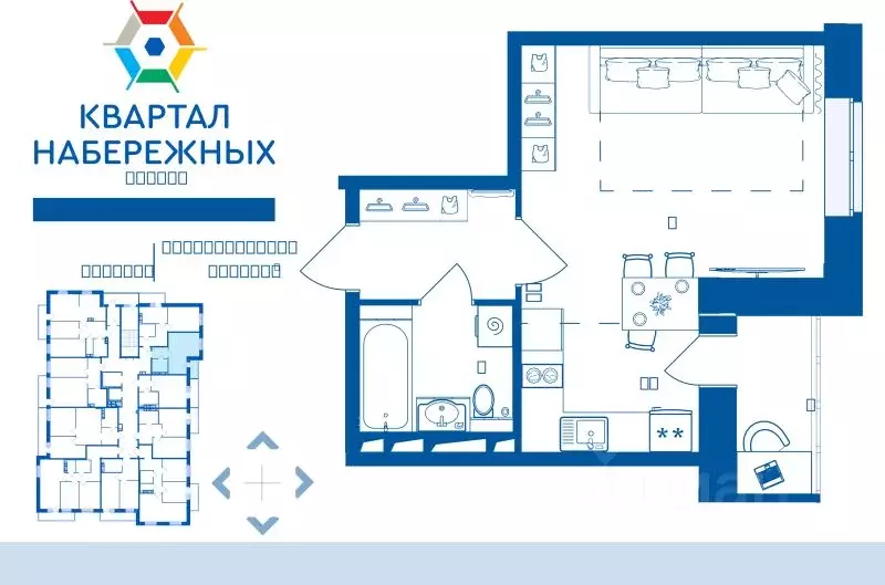 1-к кв. Брянская область, Брянск Деснаград мкр,  (30.87 м) - Фото 1