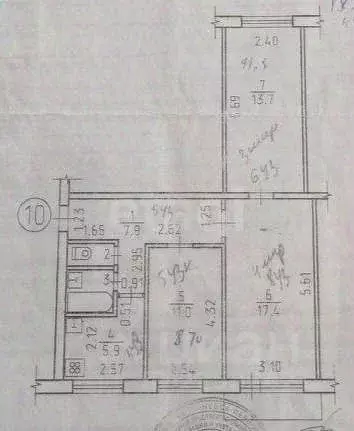 3-к кв. Удмуртия, Ижевск ул. Имени Татьяны Барамзиной, 24 (59.2 м) - Фото 2