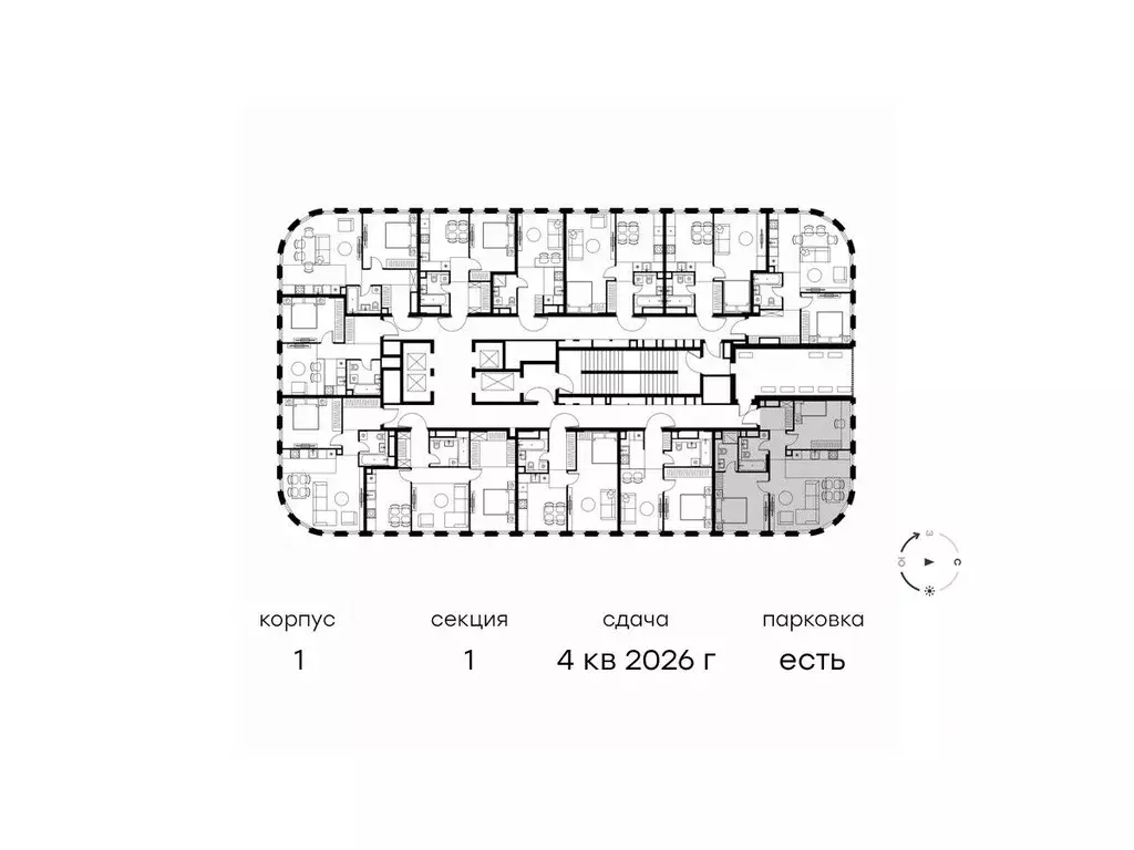 3-к кв. Москва Левел Нижегородская жилой комплекс, 1 (64.8 м) - Фото 1