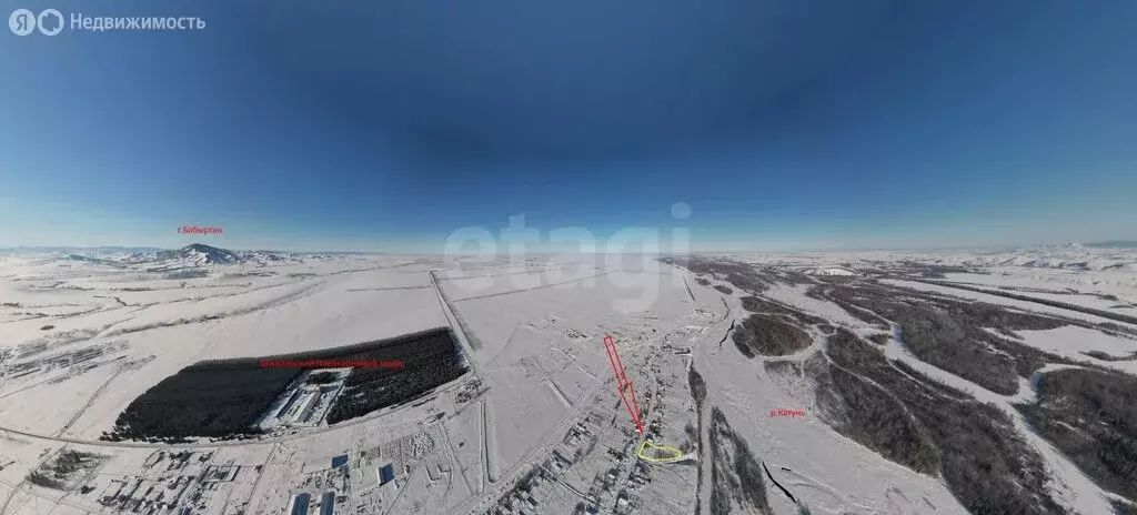 Участок в Советский район, село Шульгин Лог (20 м) - Фото 1