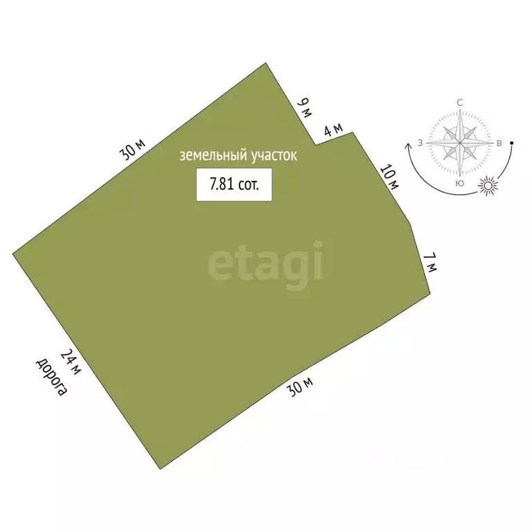 Участок в Севастополь ш. Фиолентовское, 85к9 (7.81 сот.) - Фото 1
