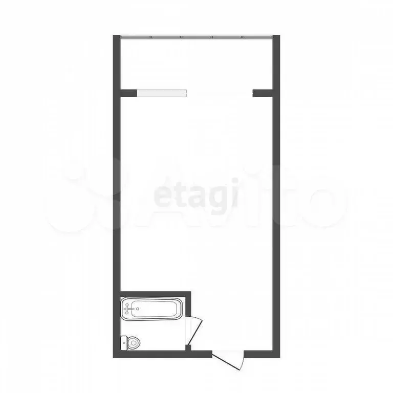 1-к. квартира, 15 м, 5/8 эт. - Фото 0