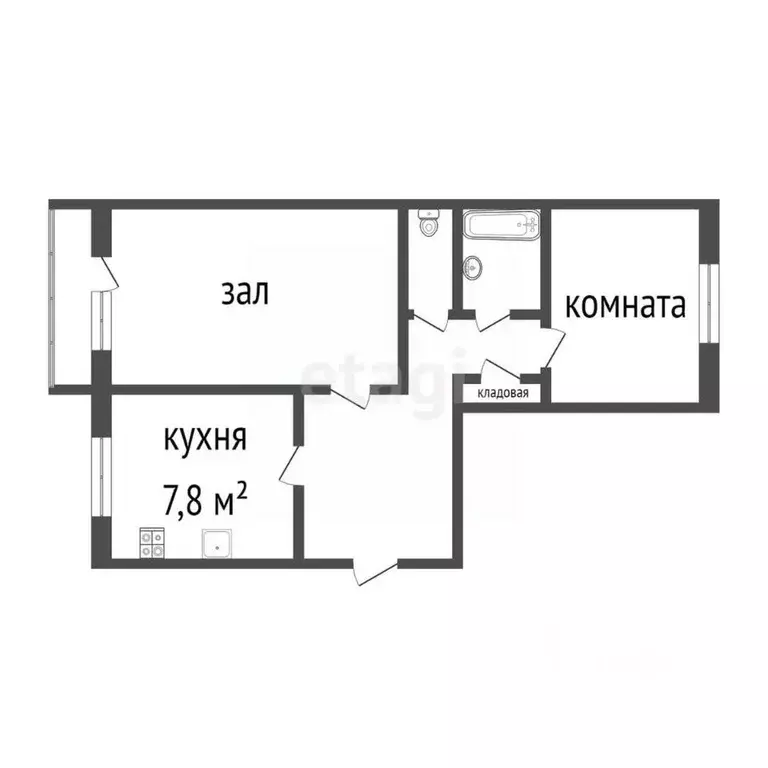 2-к кв. Владимирская область, Ковров ул. Сергея Лазо, 4к1 (51.0 м) - Фото 1