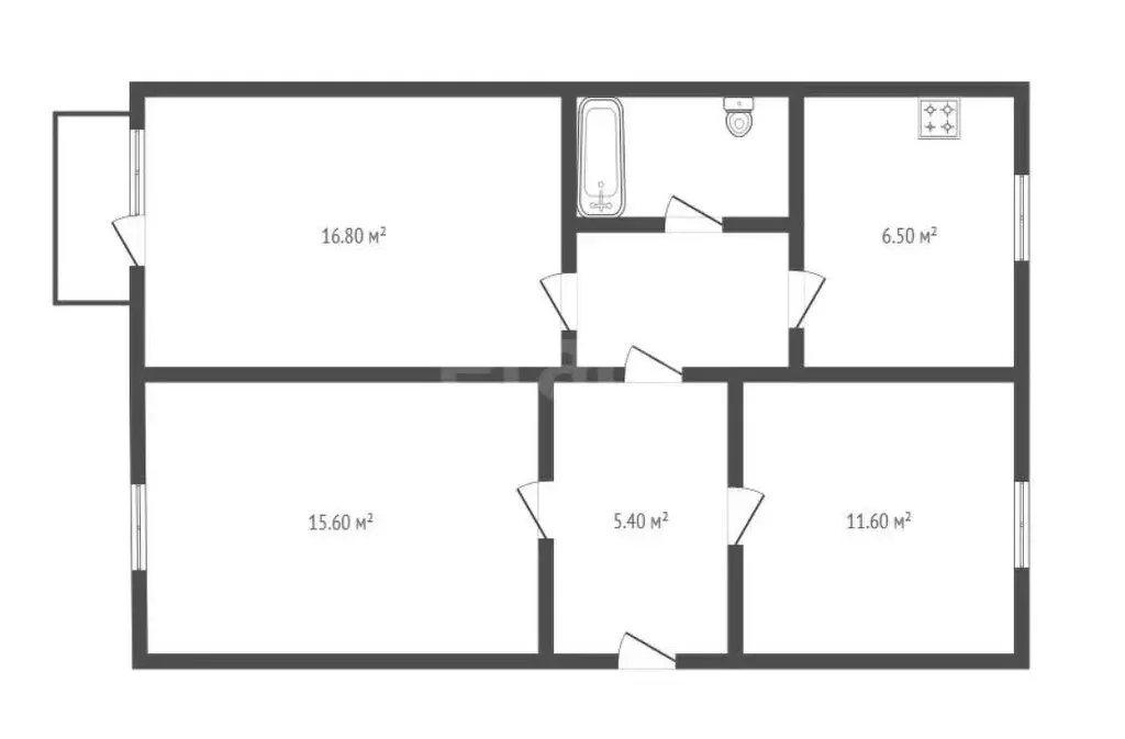 3-комнатная квартира: Борисоглебск, улица Чкалова, 12А (67.7 м) - Фото 0