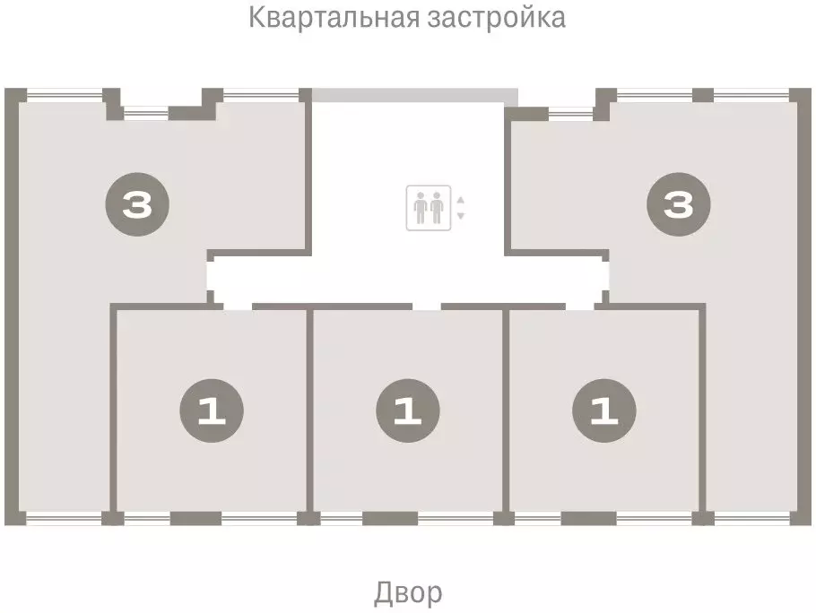2-комнатная квартира: Тюмень, Мысовская улица, 26к1 (46.57 м) - Фото 1
