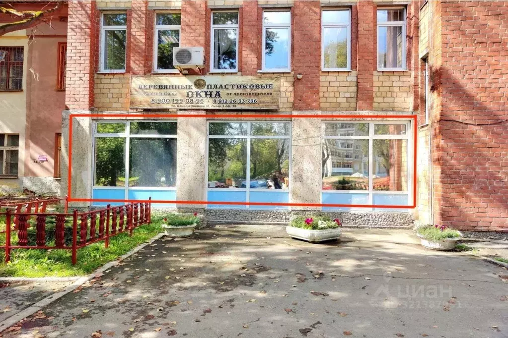 Торговая площадь в Свердловская область, Екатеринбург ул. Данилы ... - Фото 1