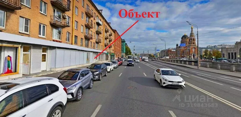 Торговая площадь в Санкт-Петербург наб. Обводного Канала, 165 (218 м) - Фото 1