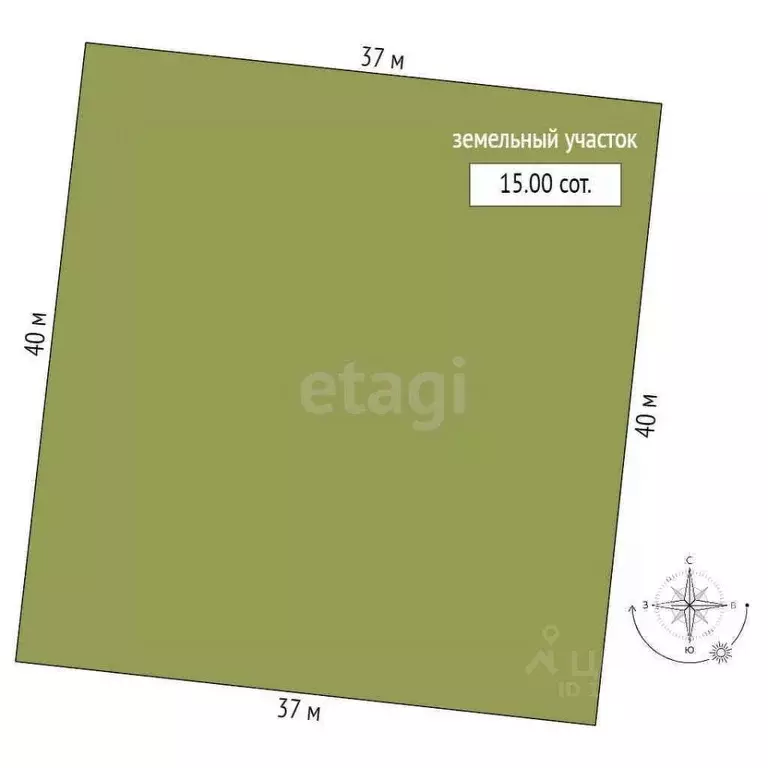 Участок в Брянская область, Брянский район, Добрунское с/пос, с. ... - Фото 2