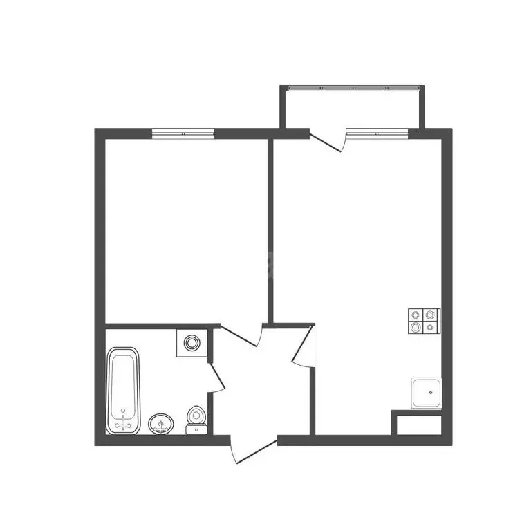 2-комнатная квартира: Краснодар, улица имени Героя Ростовского, 8к4 ... - Фото 0