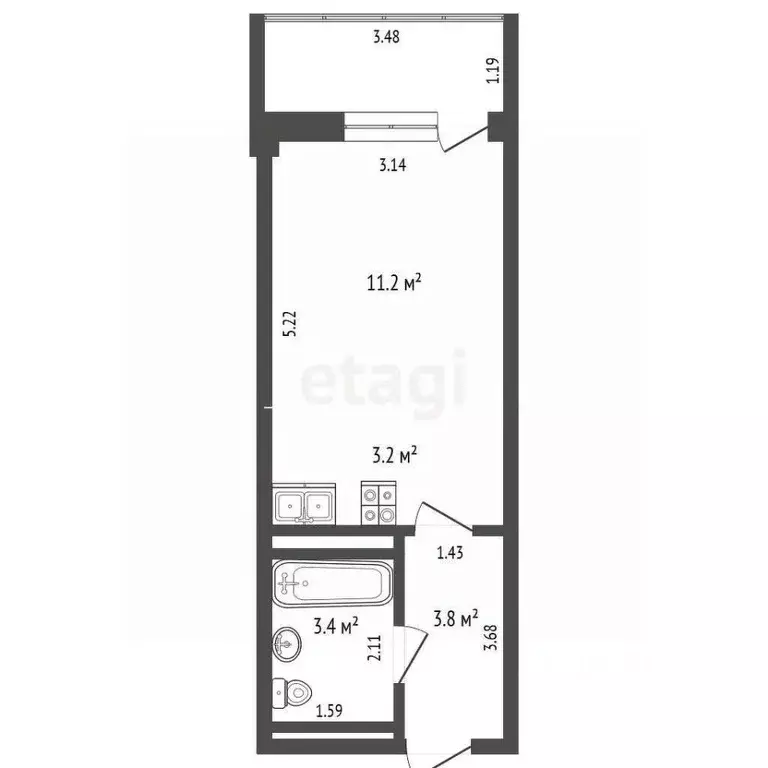 Студия Саха (Якутия), Якутск ул. Ойунского, 8 (23.6 м) - Фото 2