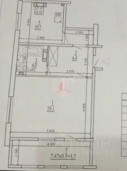 1-к кв. Севастополь ул. Комбрига Потапова, 21 (45.0 м) - Фото 1