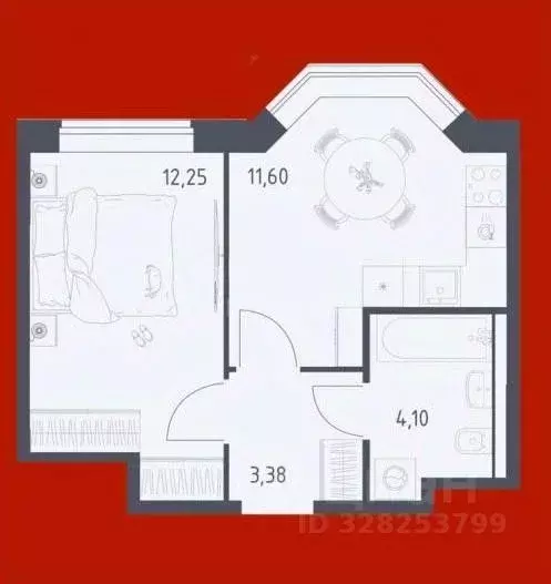 1-к кв. Москва Донецкая ул., 30к1 (32.0 м) - Фото 1