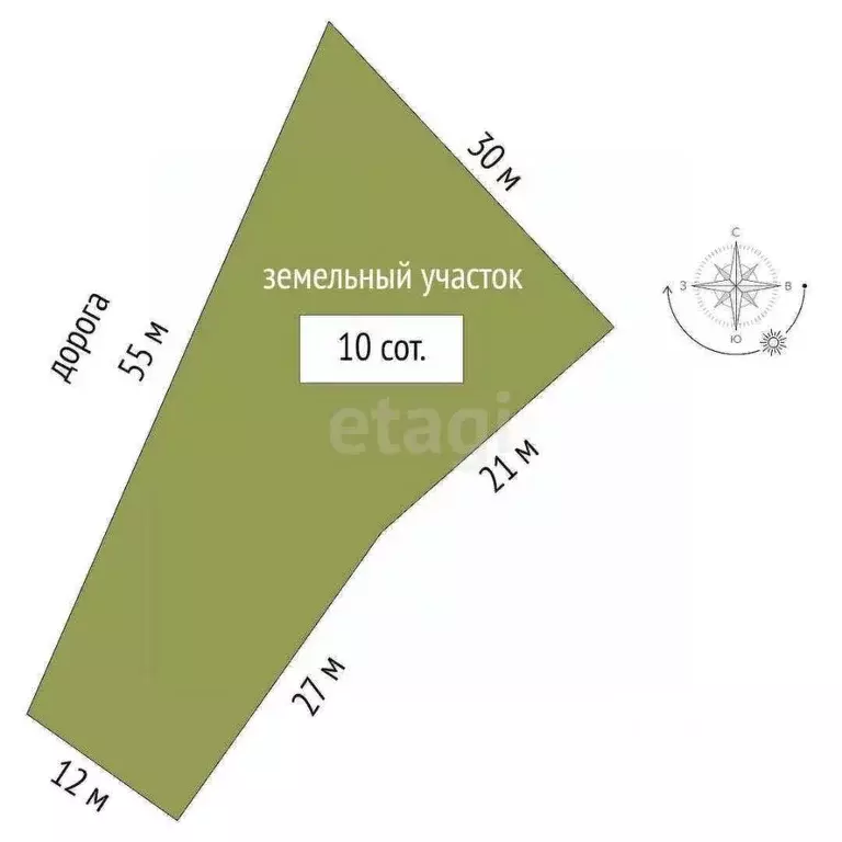Участок в Саха (Якутия), Якутск Хайа-Анна ДСК,  (10.0 сот.) - Фото 1