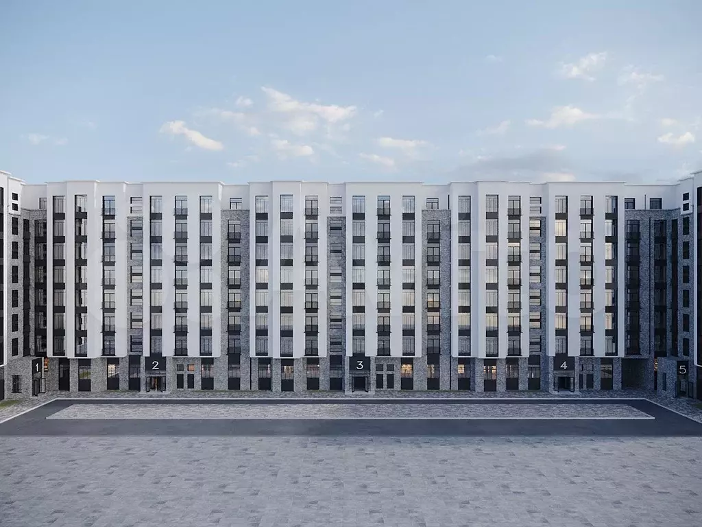 3-к. квартира, 91,6 м, 4/8 эт. - Фото 0
