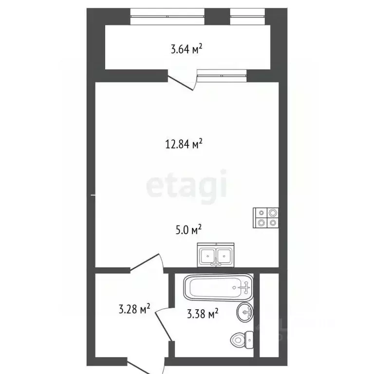 Студия Мордовия, Саранск ул. Косарева, 15А (26.4 м) - Фото 2