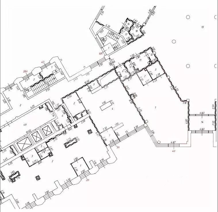 Помещение свободного назначения в Москва ул. Вильгельма Пика, 3Ас1 (91 ... - Фото 2