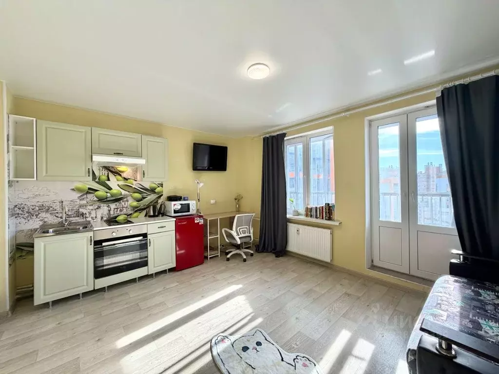 Студия Ленинградская область, Мурино Всеволожский район, бул. ... - Фото 1