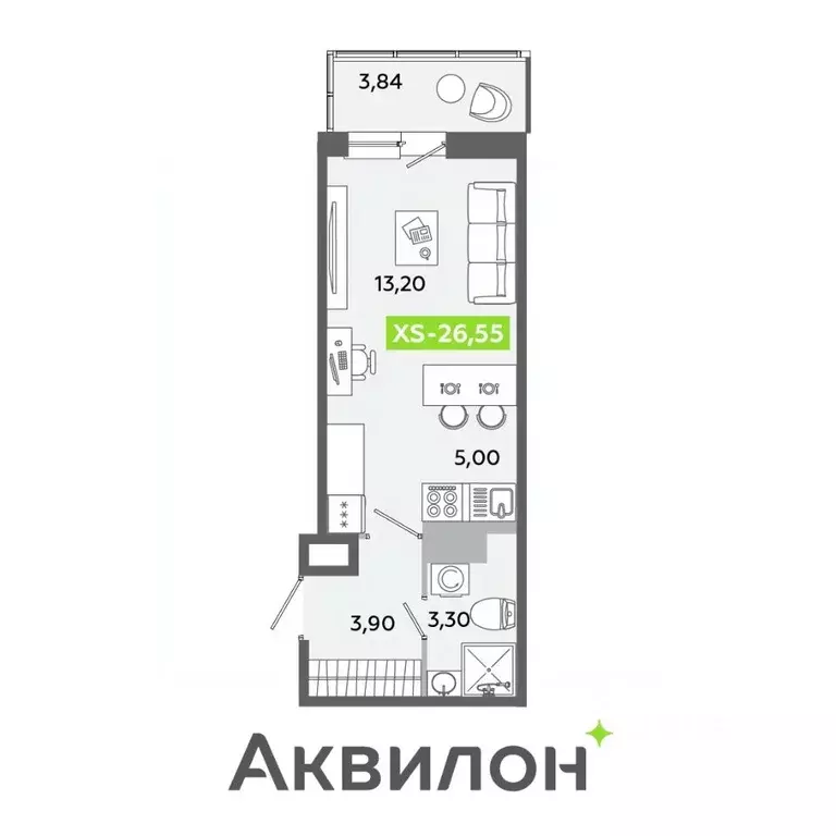 Студия Ленинградская область, Всеволожский район, Заневское городское ... - Фото 0