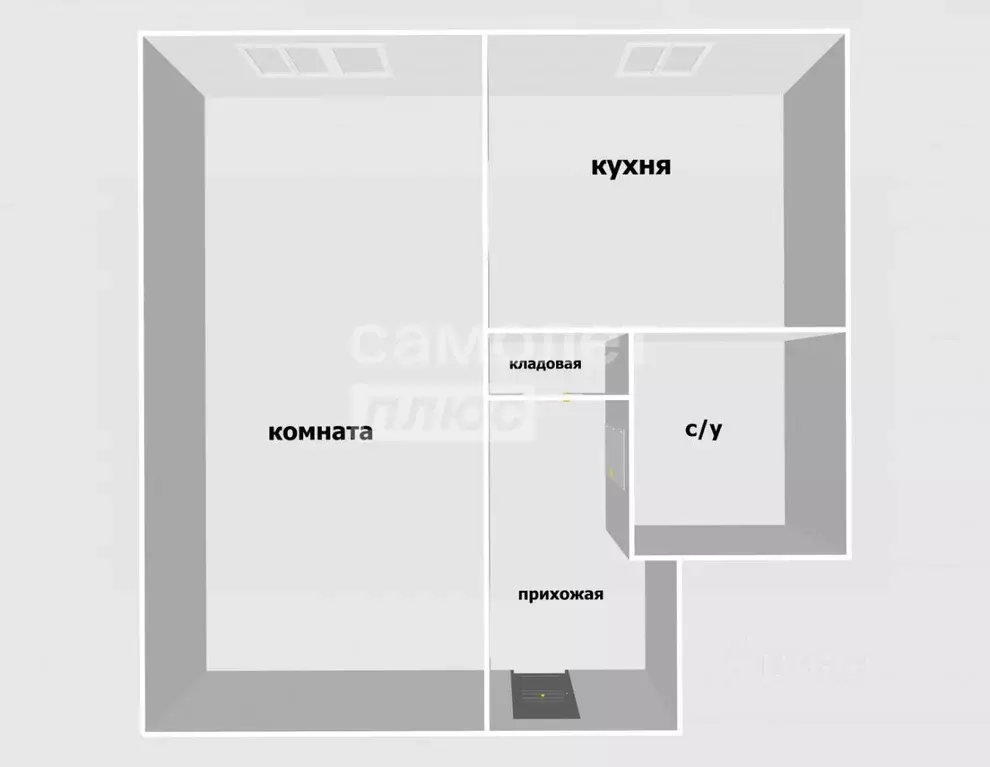 1-к кв. Приморский край, Владивосток Хабаровская ул., 10Б (28.5 м) - Фото 1