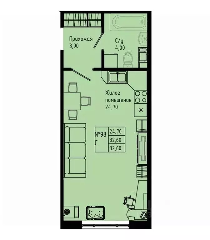 Студия Ленинградская область, Коммунар г. Гатчинский муниципальный ... - Фото 1