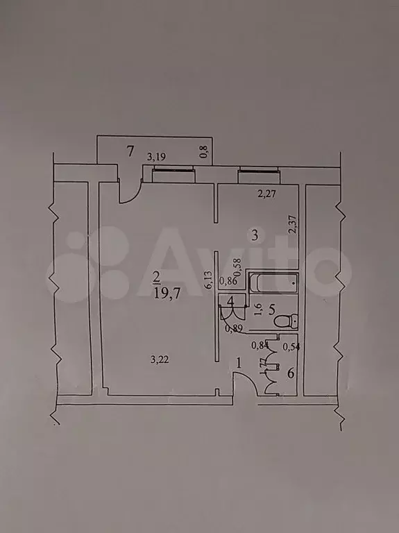 1-к. квартира, 33 м, 2/9 эт. - Фото 0