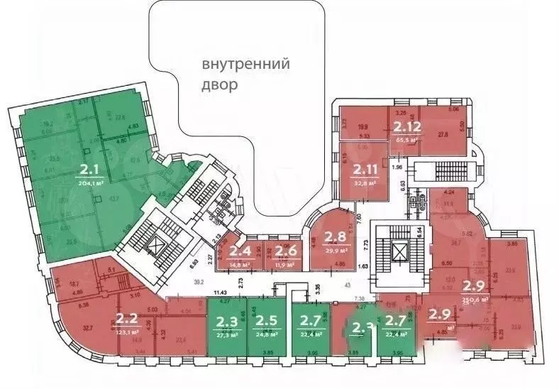 Аренда офиса 158 м2 м. Пушкинская в цао - Фото 1