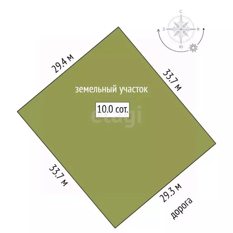 Участок в Тюменская область, Нижнетавдинский муниципальный округ, ... - Фото 2