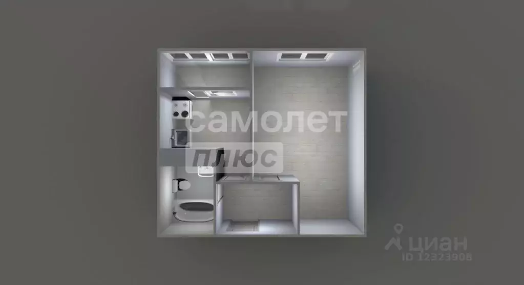 1-к кв. Московская область, Подольск Рабочая ул., 4 (40.3 м) - Фото 2