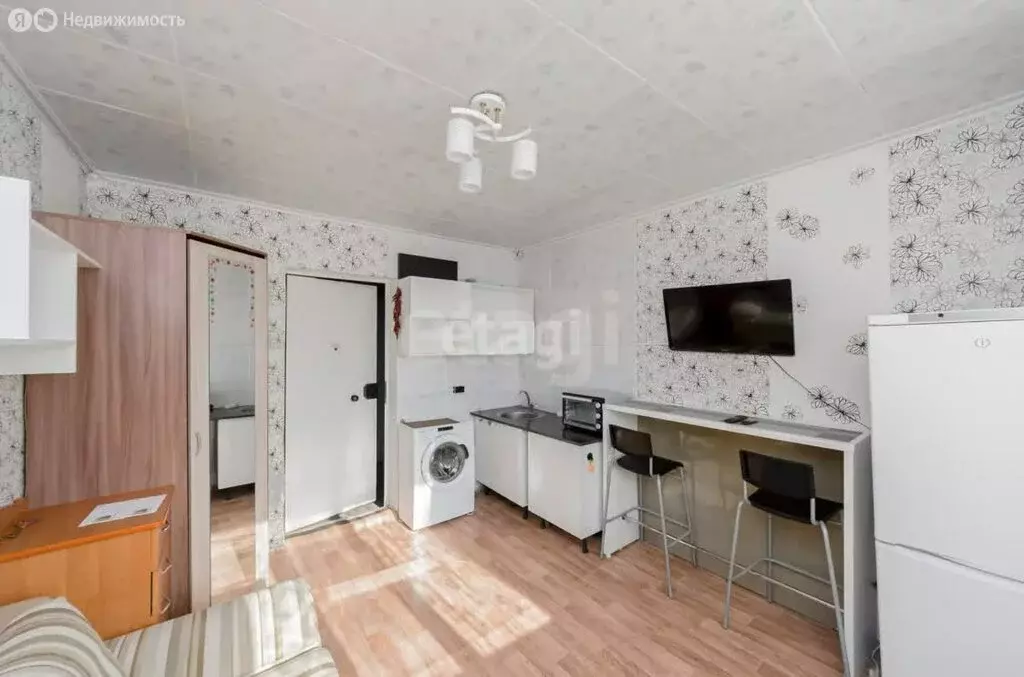 Квартира-студия: Тюмень, Олимпийская улица, 15 (13.1 м) - Фото 1
