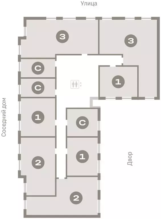 3-комнатная квартира: Новосибирский район, рабочий посёлок Краснообск, ... - Фото 2