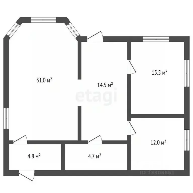 Дом в Томская область, Томский район, с. Корнилово, Красная горка мкр ... - Фото 2