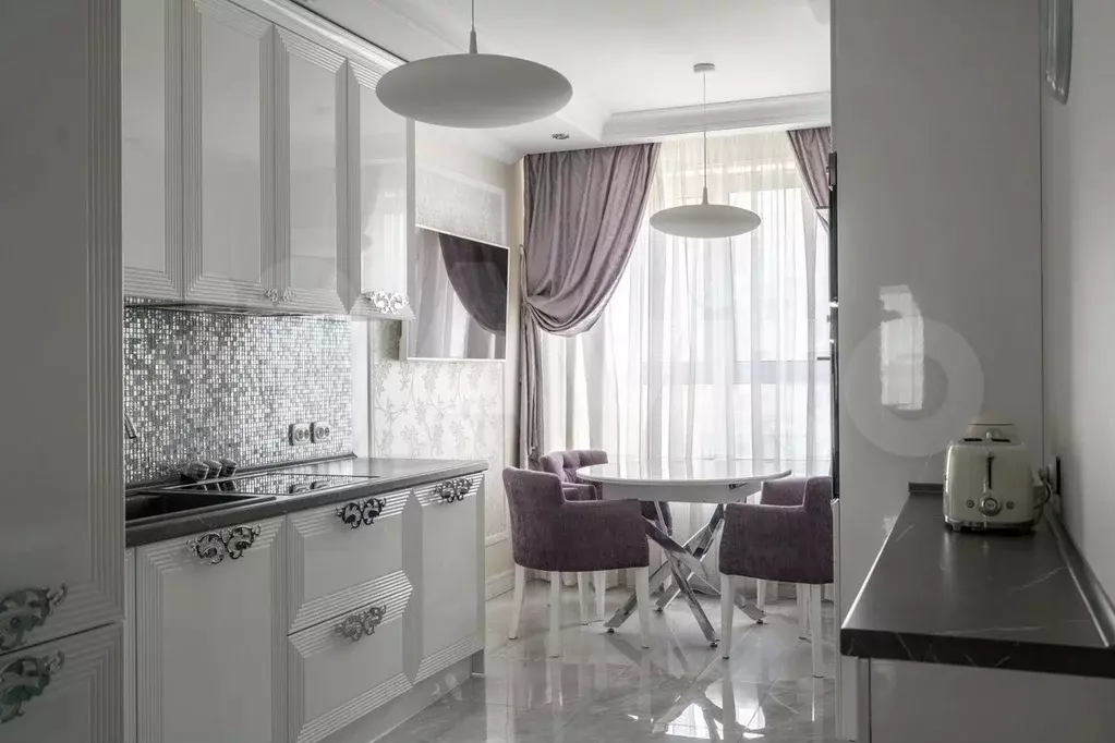1-к. квартира, 40 м, 4/19 эт. - Фото 1
