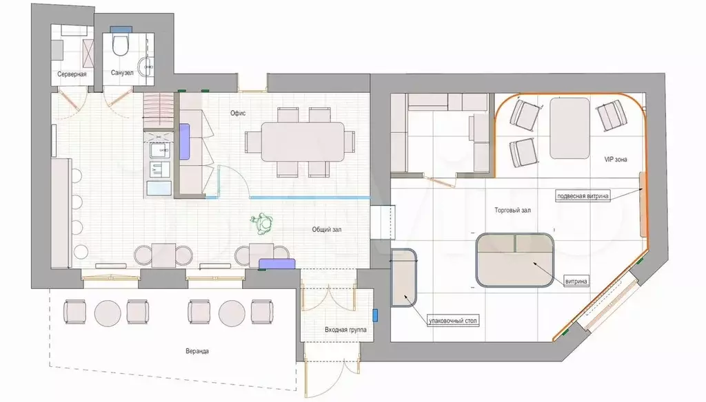 Продам торговое помещение, 88 м - Фото 0