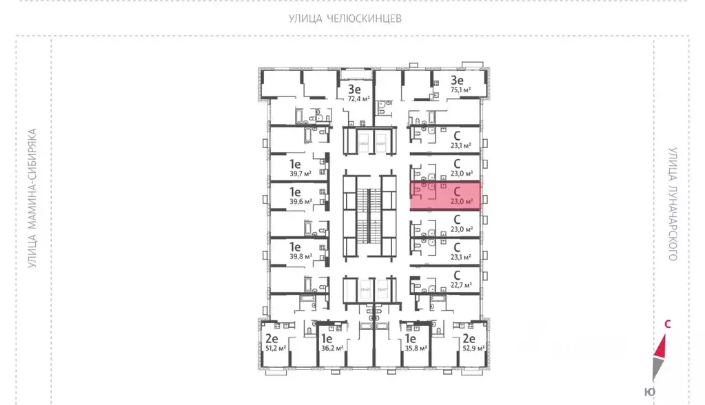 Студия Свердловская область, Екатеринбург Центральный жилрайон, Азина ... - Фото 2