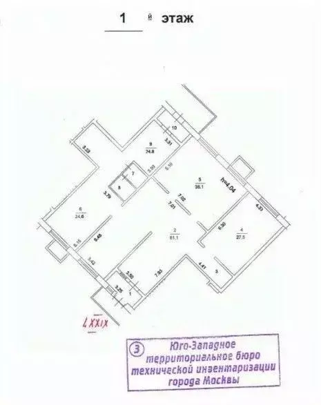 Помещение свободного назначения в Москва Ленинский просп., 131 (194 м) - Фото 2