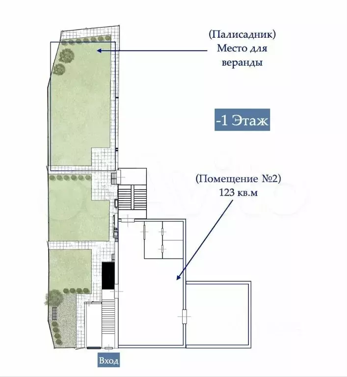 Помещение свободного назначения в - Фото 1